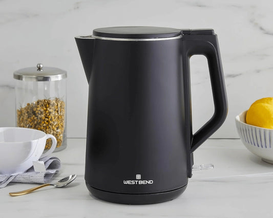 West Bend 1500W 1.5L Cordless Kettle with Stainless Interior