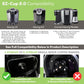 Ez-Cup 2.0 Starter Pack | 1-Stream Reusable K Cup Coffee Pod Capsule with 25 Disposable Paper Filters (Starter Pack)