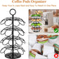Coffee Pod Holder, K Cup Organizer Compatible with K-Cups(36 Pods), Kitchen Detachable Coffee Pod Organizer for Countertop, Spins 360-Degrees